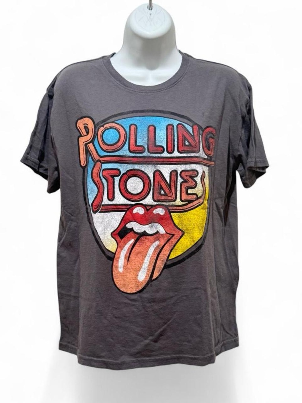 Rolling Stones Graphic Tee Brown M Band Tee